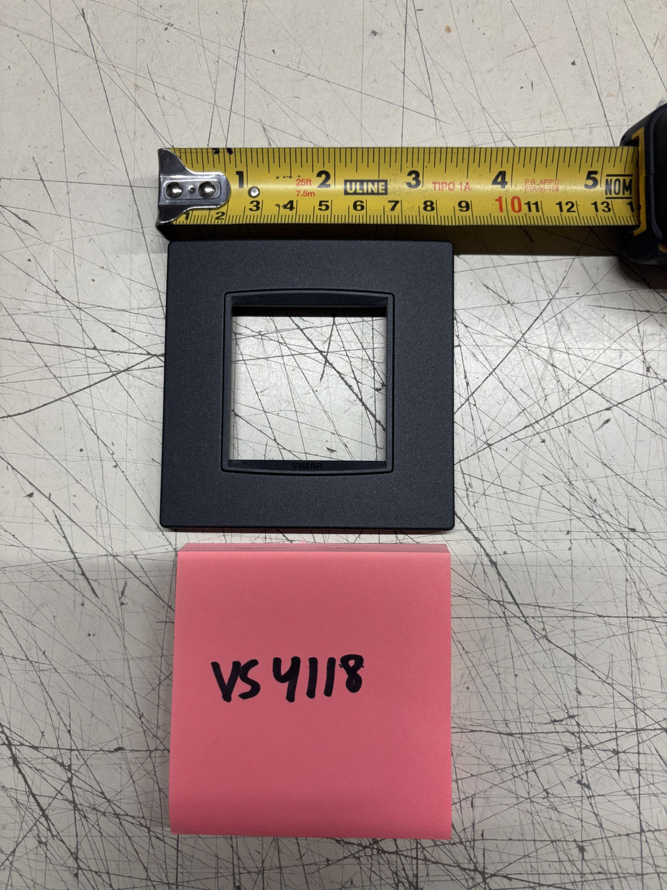 Vimar square switch frame anthracite grey  VM20642