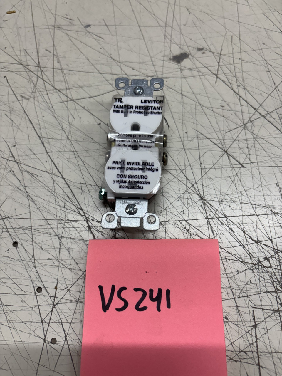 Outlet Duel 15A -125V white  5-15R