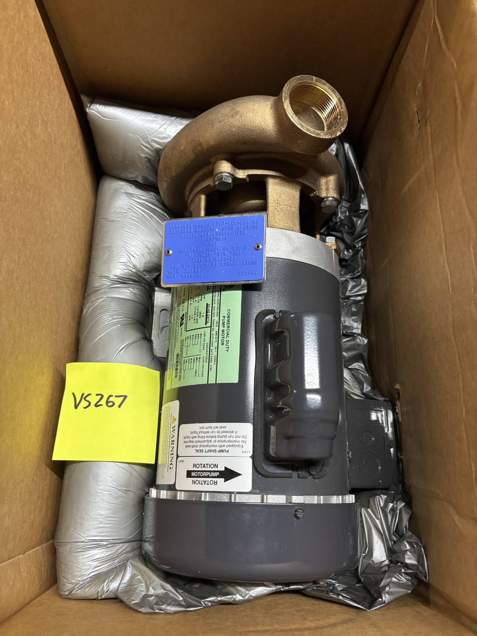 Dometic chilled water pump P113S-1171D-475-1.5T