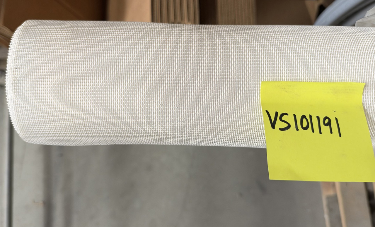 White mesh sun pad backing material