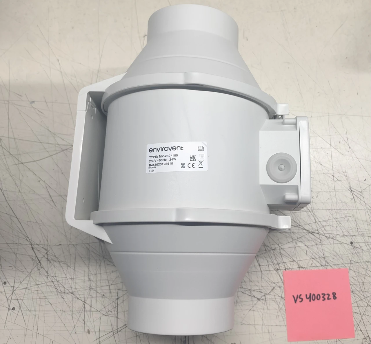 Envirovent Fan In Line MV-250/ 100