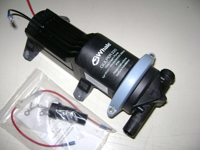 Pump Gulper Shower Sump Box 24V "Whale" 220 PYA Online Parts Store