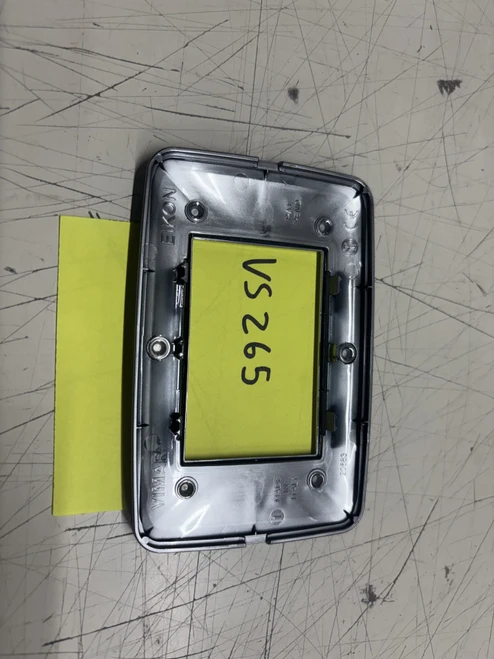 VIMAR 3G MATT TITANIUM Outlet Cover Plate