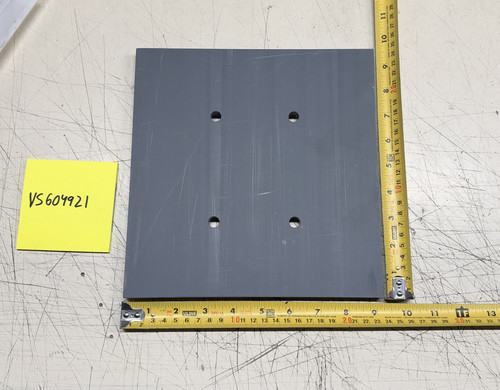 Helm Seat Plate PVC 238mm x 232mm x 13mm