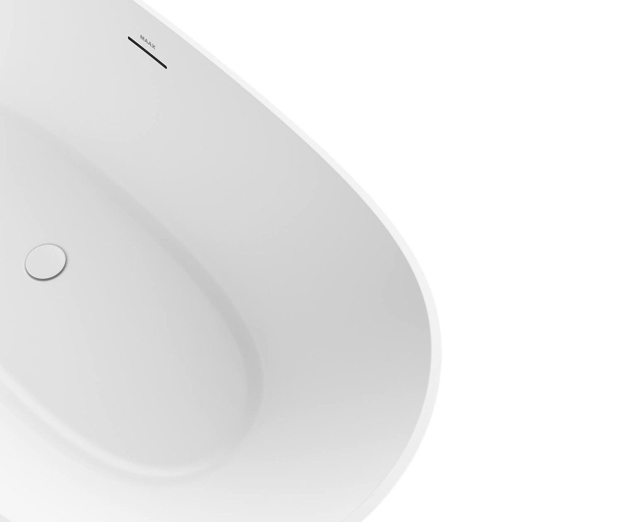 Cocoon 6032 Acrylic Drop-in End Drain Bathtub in White
