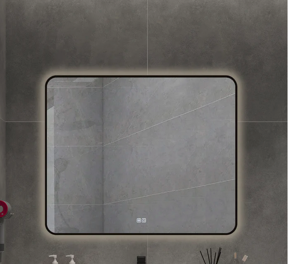 INFINITY RD Backlit Framed Bathroom LED Vanity Mirror 30 x 36