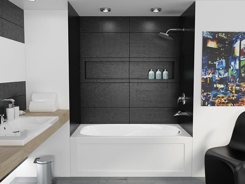 Mirolin Tucson Skirted Bath Tub 60 X 32 Left Hand Drain