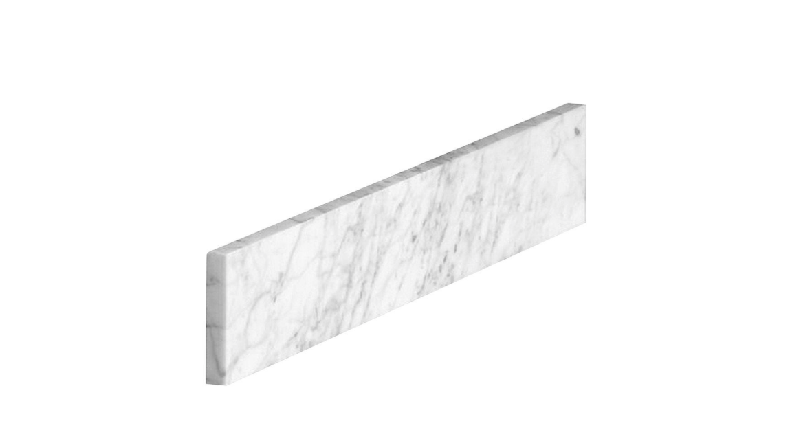 Carrara Marble Backsplash 72" York Taps