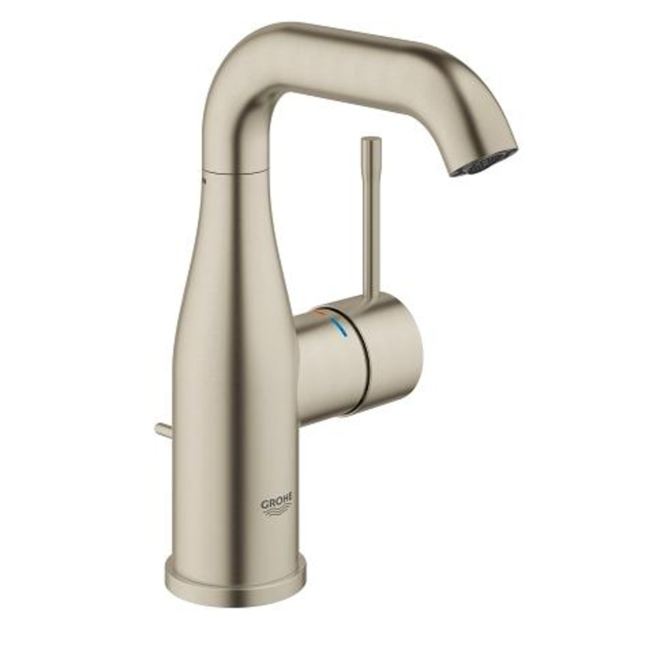 Grohe Essence Single Handle Bathroom Faucet M Size Brushed Nickel