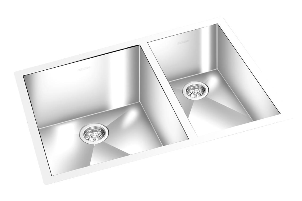square double kitchen sink
