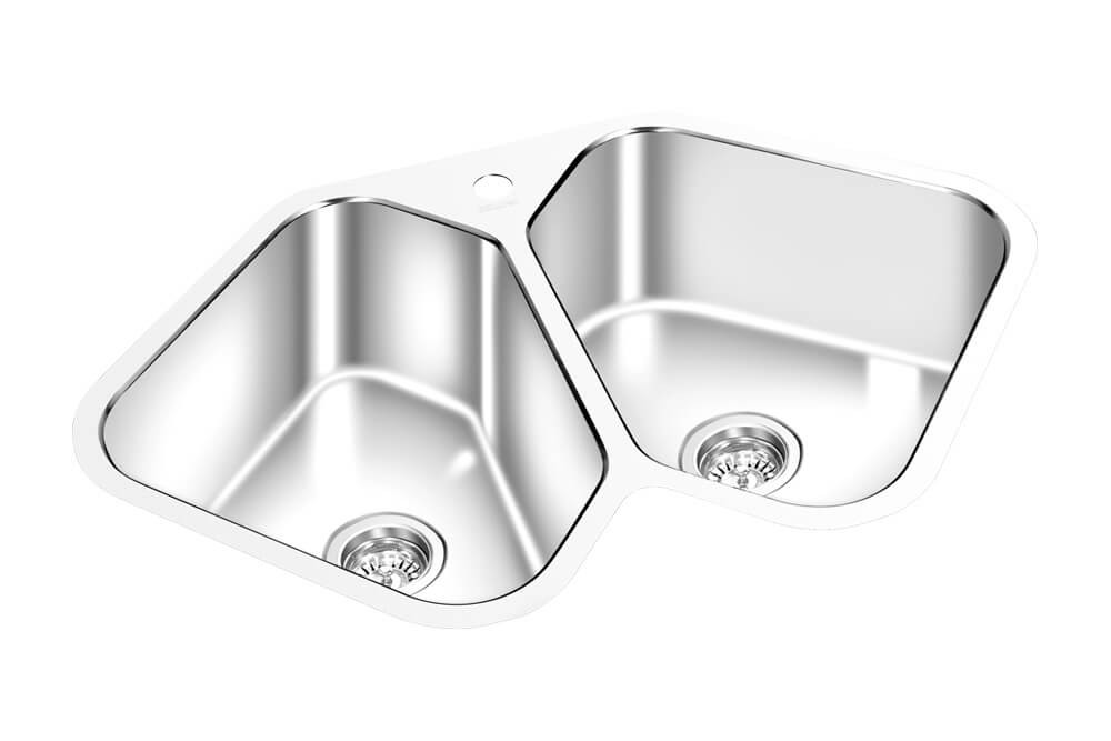 Gem Corner Kitchen Sink 27 X 27 York Taps