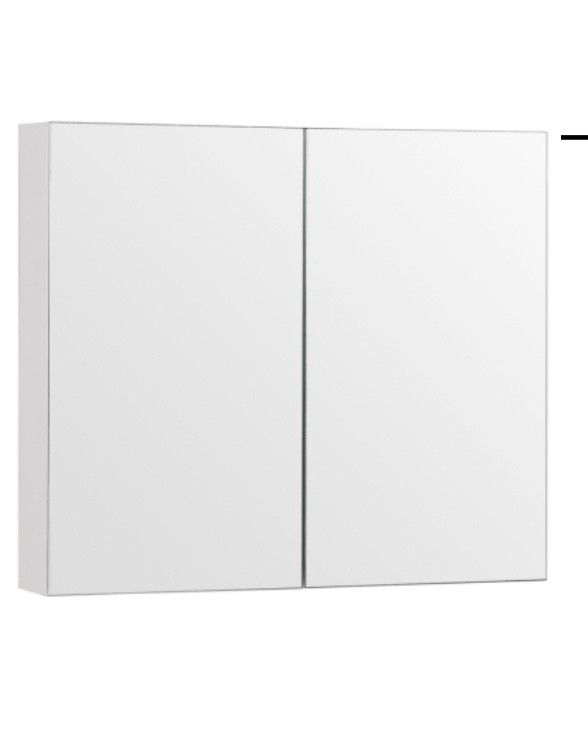 32 Medicine Cabinet Mirror White Espresso York Taps