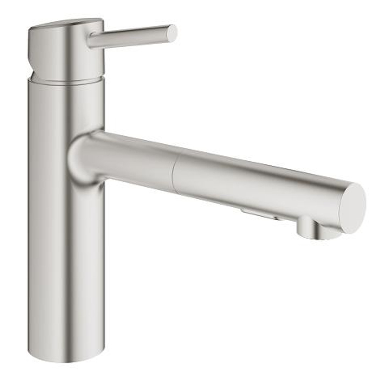 Grohe Concetto Single Handle Kitchen Faucet SuperSteel Finish York Taps   456  32284.1523994283 