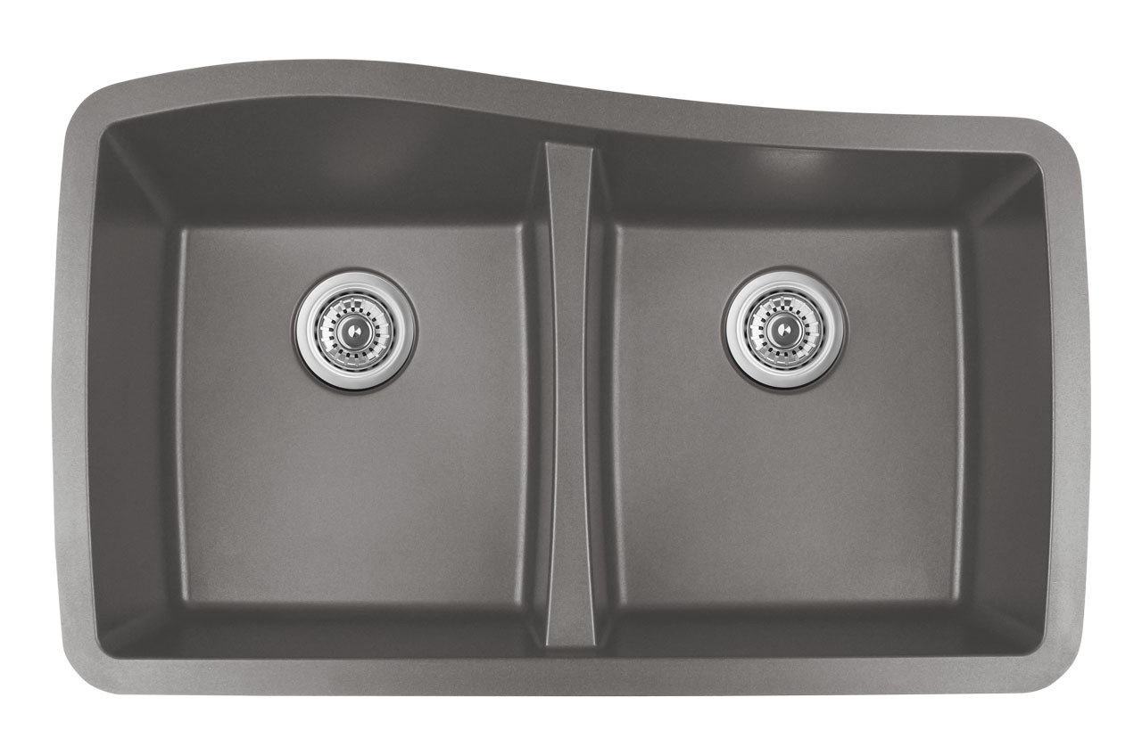 double equal bowl kitchen sink
