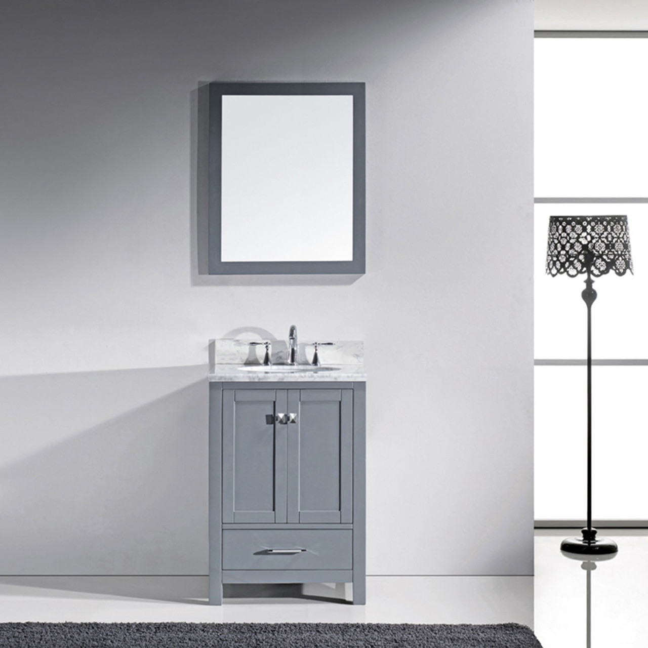 Armada 28 Bathroom Vanity Ice Grey York Taps