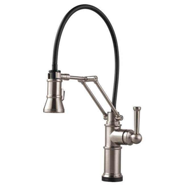 Brizo Smarttouch Articulating Kitchen Faucet Stainless Steel Finish Brizo Smarttouch Articulating Kitchen Faucet Stainless Steel Finish