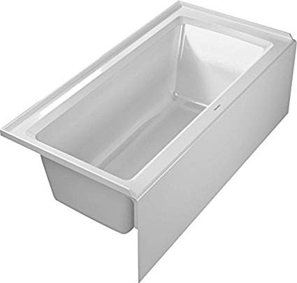 Duravit Architec Alcove Bathtub with panel height Right Hand 60" x 30
