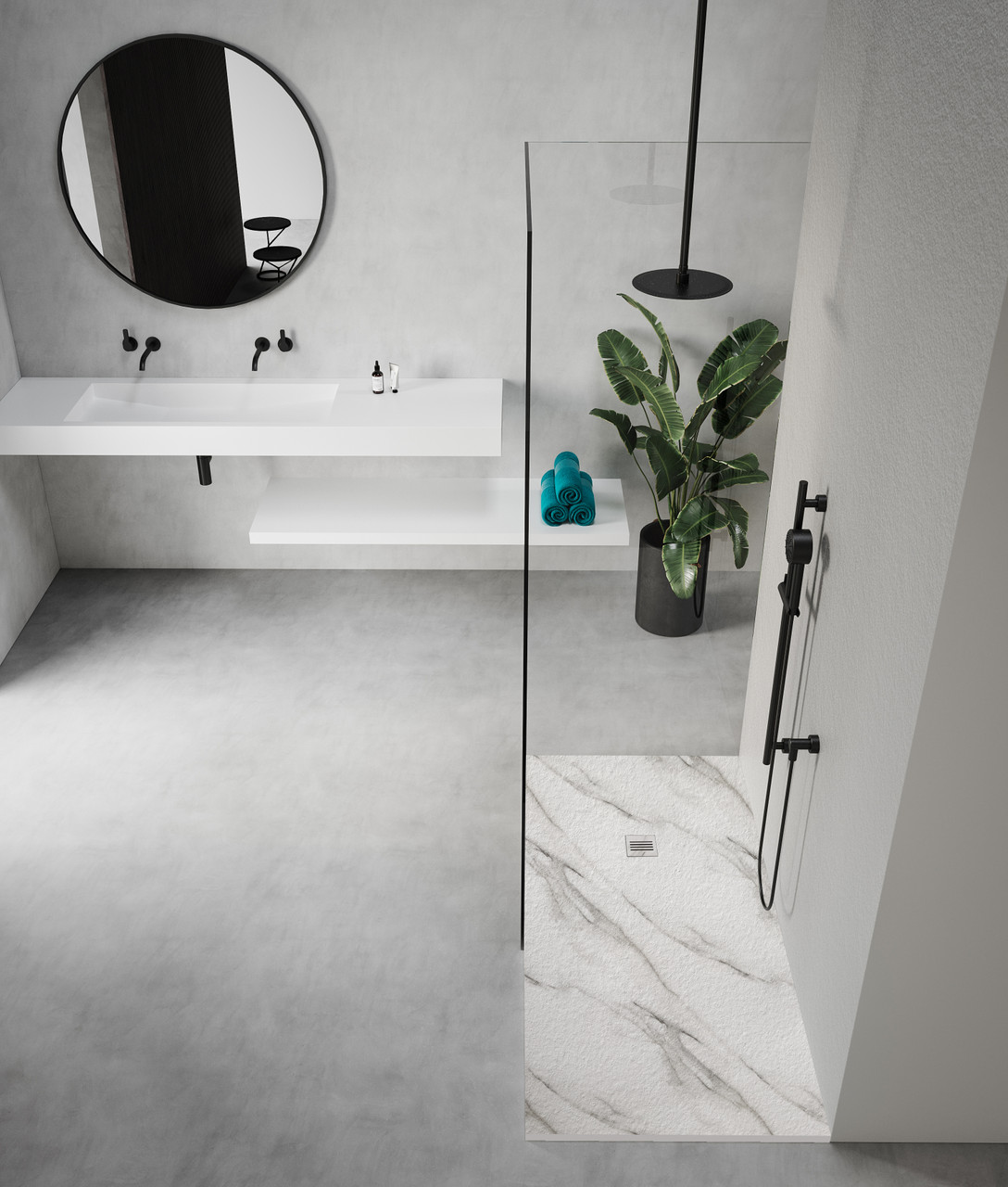 Royal Bath and Marble Shower Base ERA STONE