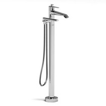 Riobel Venty 2-way Type T (Thermostatic) coaxial floor-mount tub filler with hand shower