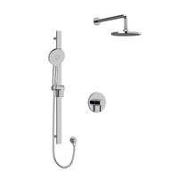 Riobel Paradox Type T/P 1/2" Coaxial 2-Way System with Hand Shower and Shower Head Chrome