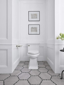 Kohler Memoirs Stately Two Pieces Compact Elongated 1.28 GPF Toilet - White