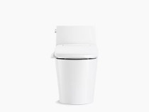 Kohler Veil™ One-piece elongated dual-flush toilet with C³®-201 Quiet-Close™ nightlight elongated bidet toilet seat