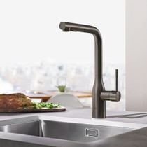 Grohe New Essence Kitchen Faucet Hard Graphite
