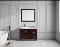 Armada 40" Left Hand Bathroom Vanity Espresso