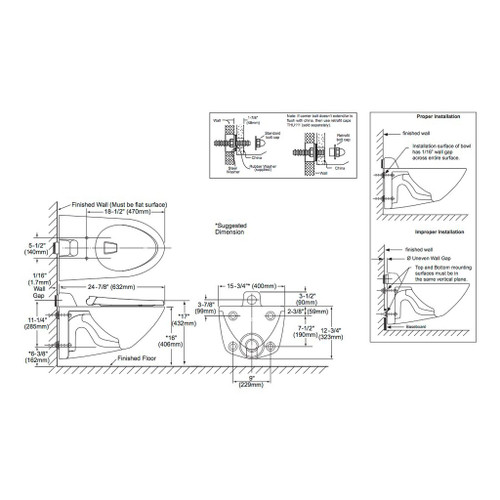 TOTO CT708UV Commercial Flushometer UltraHigh Efficiency Toilet Cotton