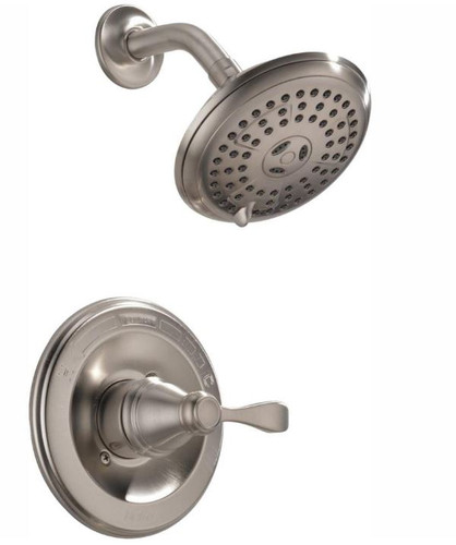 Delta Porter Single Handle 3 Spray Shower Faucet In Brushed Nickel