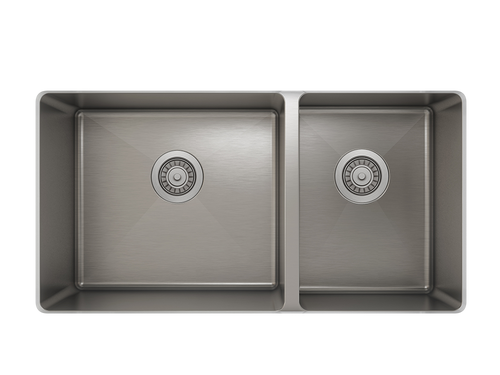 ProChef ProInox H75 60/40 Double Bowl Undermount Kitchen Sink 30'' X 16''
