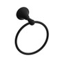 Riobel Momenti Towel Ring Black Finish