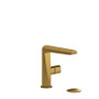 Riobel Parabola Single Hole Lavatory Faucet Brushed Gold