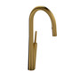 Riobel Solstice Kitchen Faucet with Spray Brushed Gold