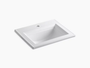 Kohler Memoirs® Stately Drop-in bathroom sink with single faucet hole K-2337-1-0