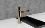 Royal Turino Single Hole Bath Faucet Brushed Gold