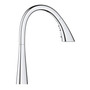 Grohe Zedra Single-Hand Pull Down Kitchen Faucet Starlight Chrome