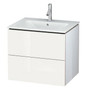 Duravit 24" L-Cube Vanity White High Gloss