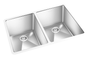 GEM Square Kitchen Sink 33" x 18" x 9" with Grid