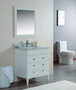 Bracebridge White Marble Vanity 30"