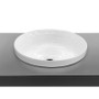 Kayo Gloss White Semi-Recessed Washbasin
