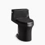 Kohler San Souci® One-piece compact elongated toilet with concealed trapway, 1.28 gpf Black