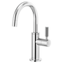 BRIZO LITZE® Beverage Faucet with Arc Spout and Knurled Handle - Polished Chrome
