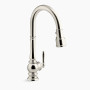 KOHLER Artifacts® Touchless pull-down kitchen sink faucet with three-function sprayhead