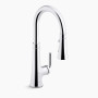 KOHLER  Tone® Pull-down kitchen sink faucet with three-function sprayhead