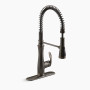 KOHLER  Bellera® Semi-professional kitchen sink faucet with three-function sprayhead