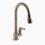 KOHLER  Artifacts® Pull-down kitchen sink faucet with three-function sprayhead