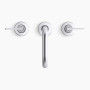 KOHLER  Castia™ by Studio McGee Widespread bathroom sink faucet, 1.0 gpm - Polished Chrome