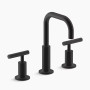 KOHLER Purist® Widespread bathroom sink faucet with Lever handles, 1.2 gpm