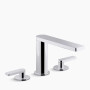 KOHLER Composed® Widespread bathroom sink faucet with Lever handles, 1.2 gpm